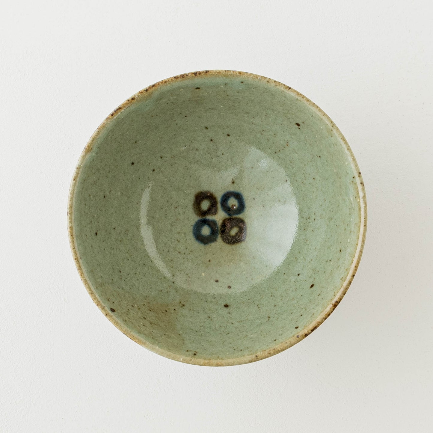 皐月窯さんのお茶漬け茶碗呉須鉄丸