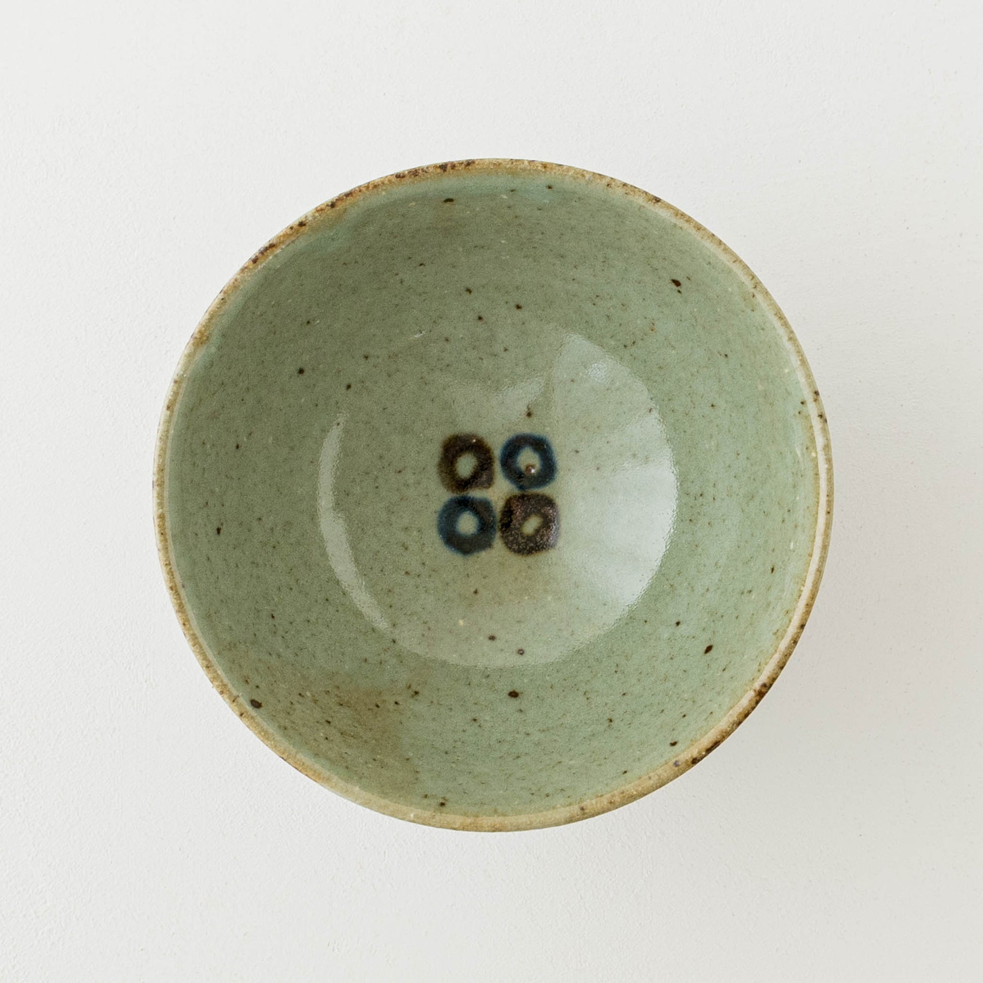 皐月窯さんのお茶漬け茶碗呉須鉄丸