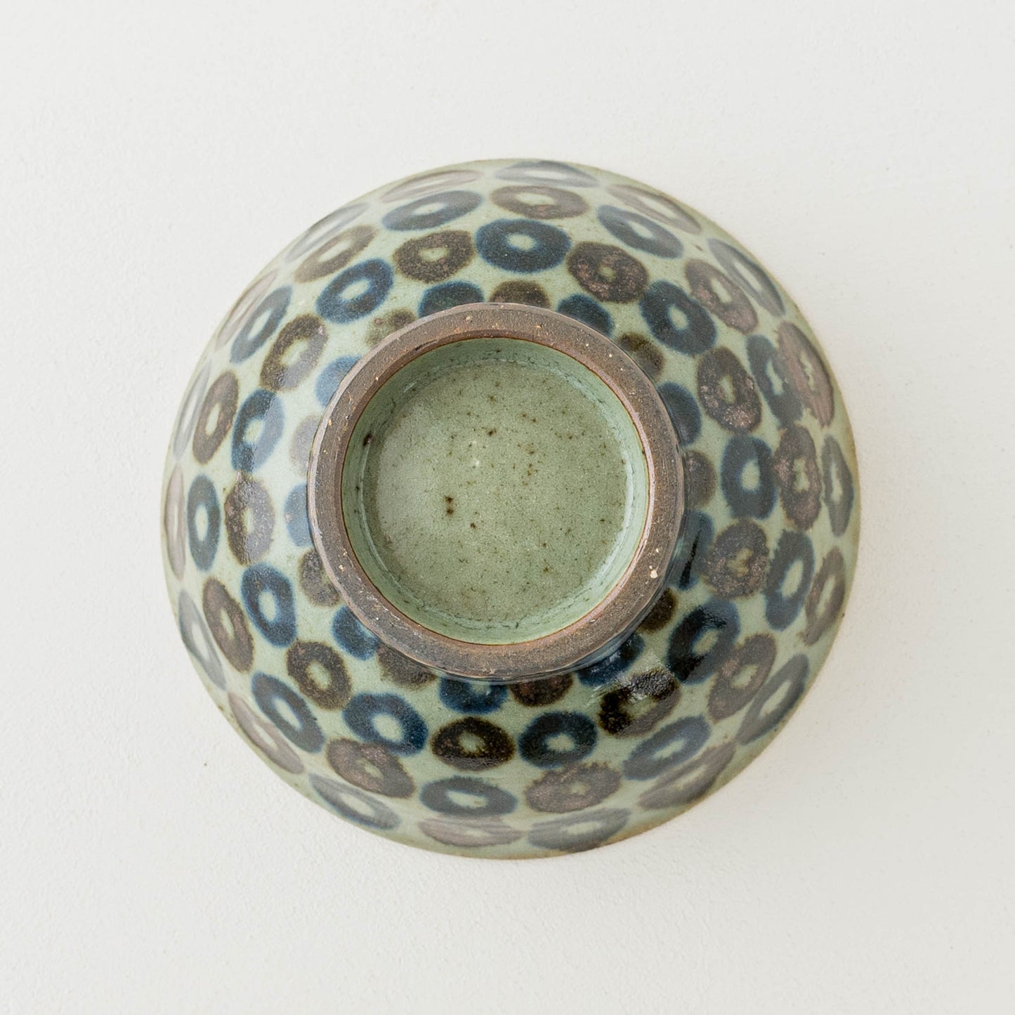 皐月窯さんのお茶漬け茶碗呉須鉄丸
