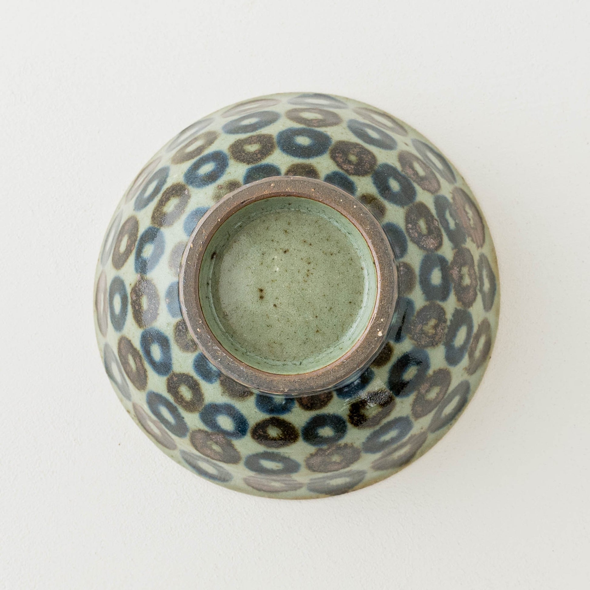 皐月窯さんのお茶漬け茶碗呉須鉄丸
