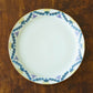 21cm rimmed plate dandelion and lotus | Satsukigama