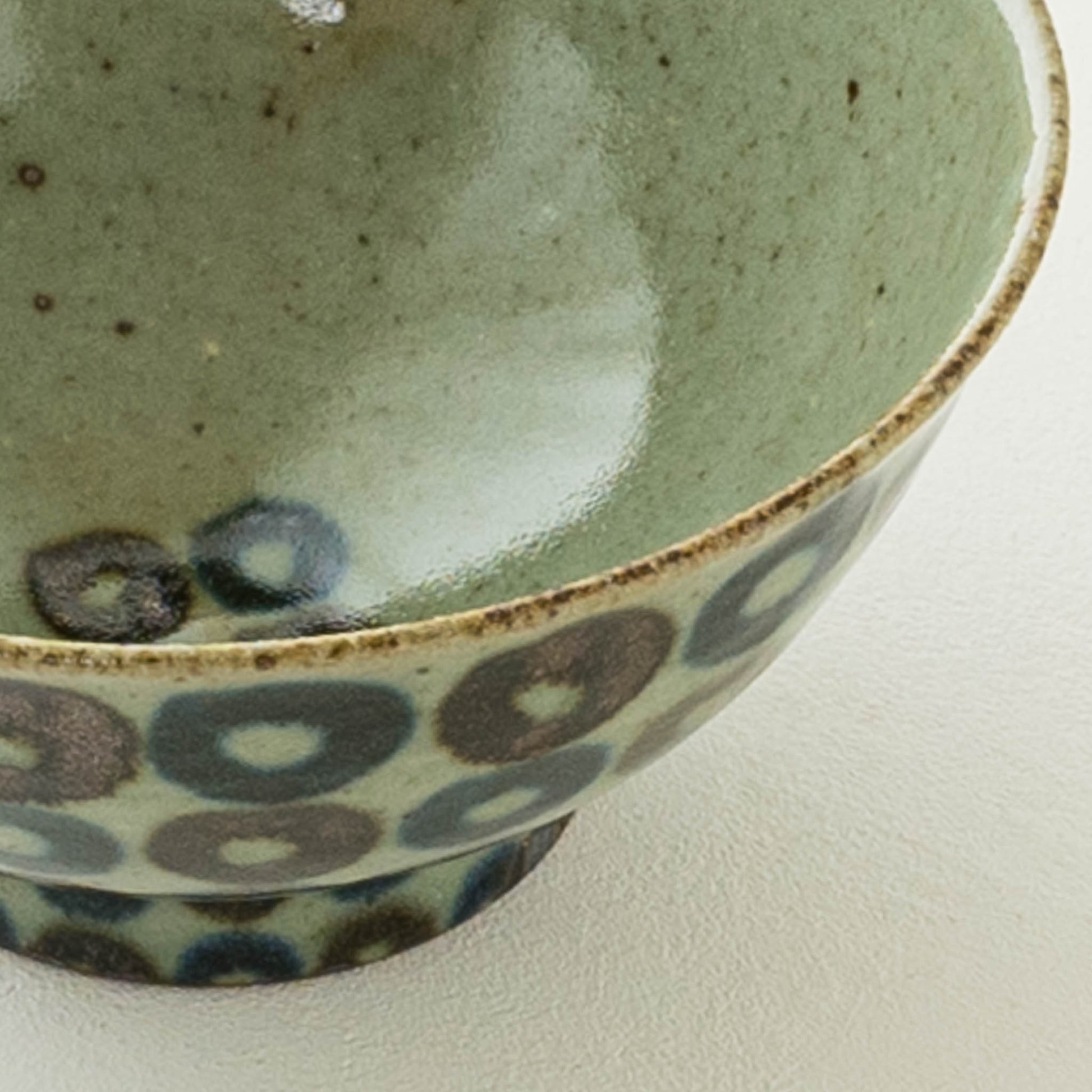 皐月窯さんのお茶漬け茶碗呉須鉄丸