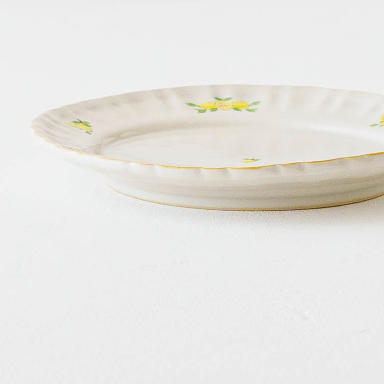 Margaret Rim Plate 18cm Lemon A | Shintaro Abe 