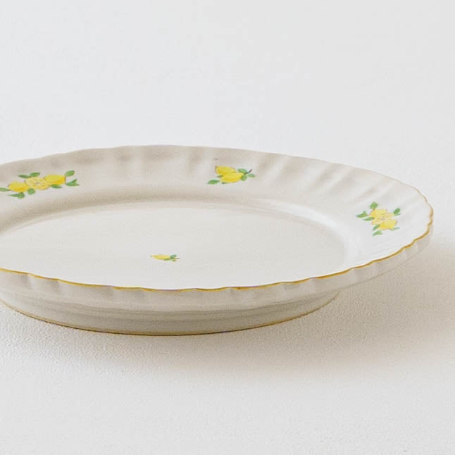 Margaret Rim Plate 18cm Lemon A | Shintaro Abe 