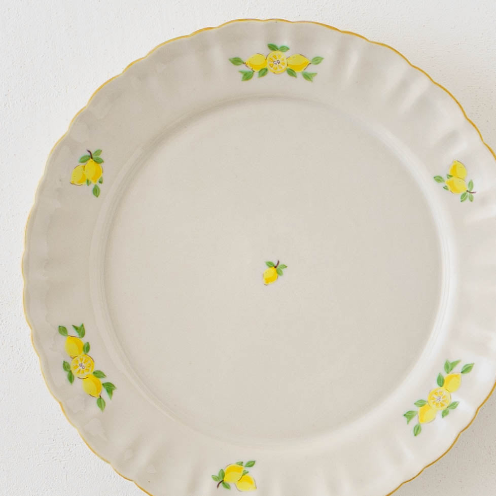 Margaret Rim Plate 18cm Lemon A | Shintaro Abe 