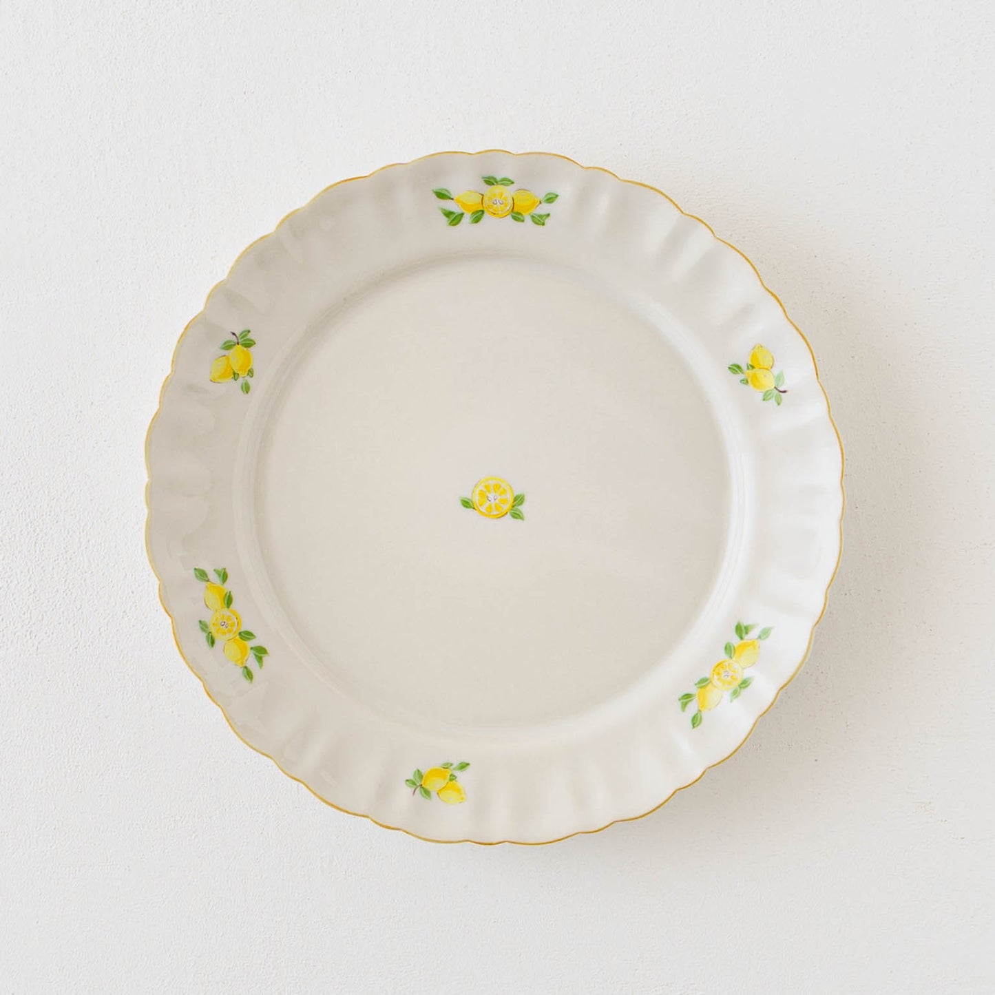 Margaret Rim Plate 18cm Lemon B | Shintaro Abe 