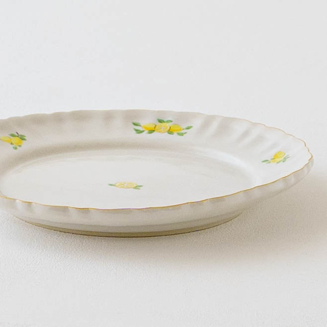 Margaret Rim Plate 18cm Lemon B | Shintaro Abe 