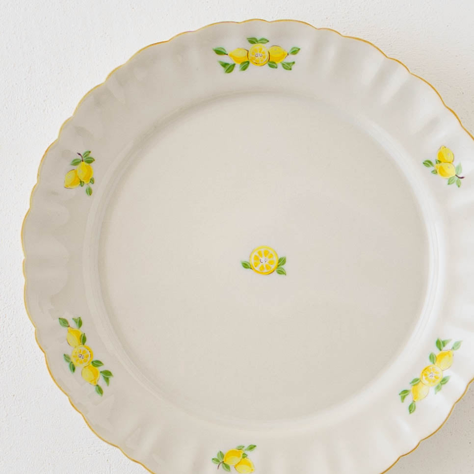 Margaret Rim Plate 18cm Lemon B | Shintaro Abe 