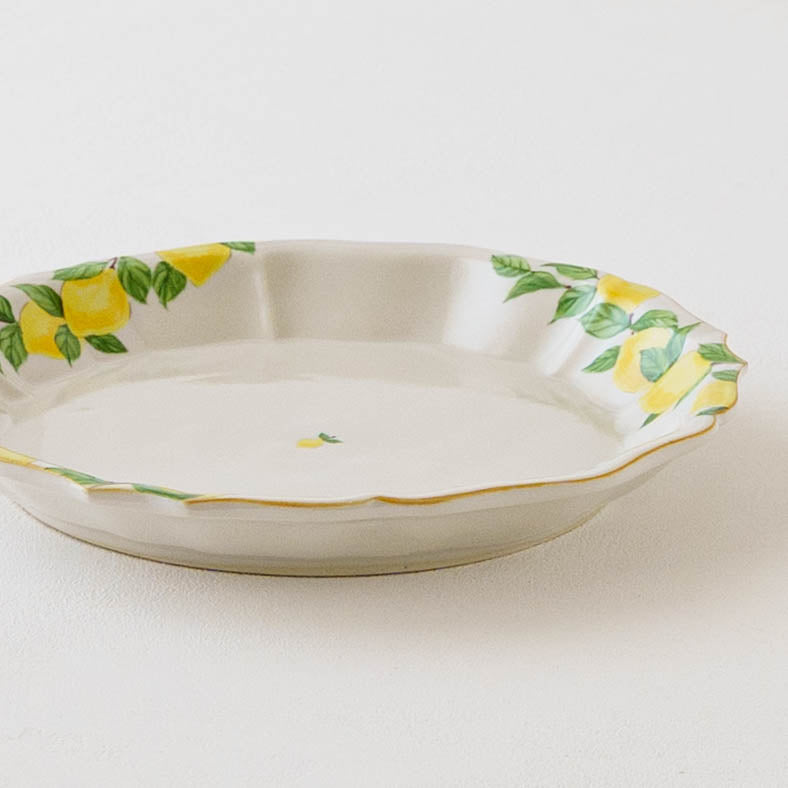 Plate 21cm Lemon A | Shintaro Abe