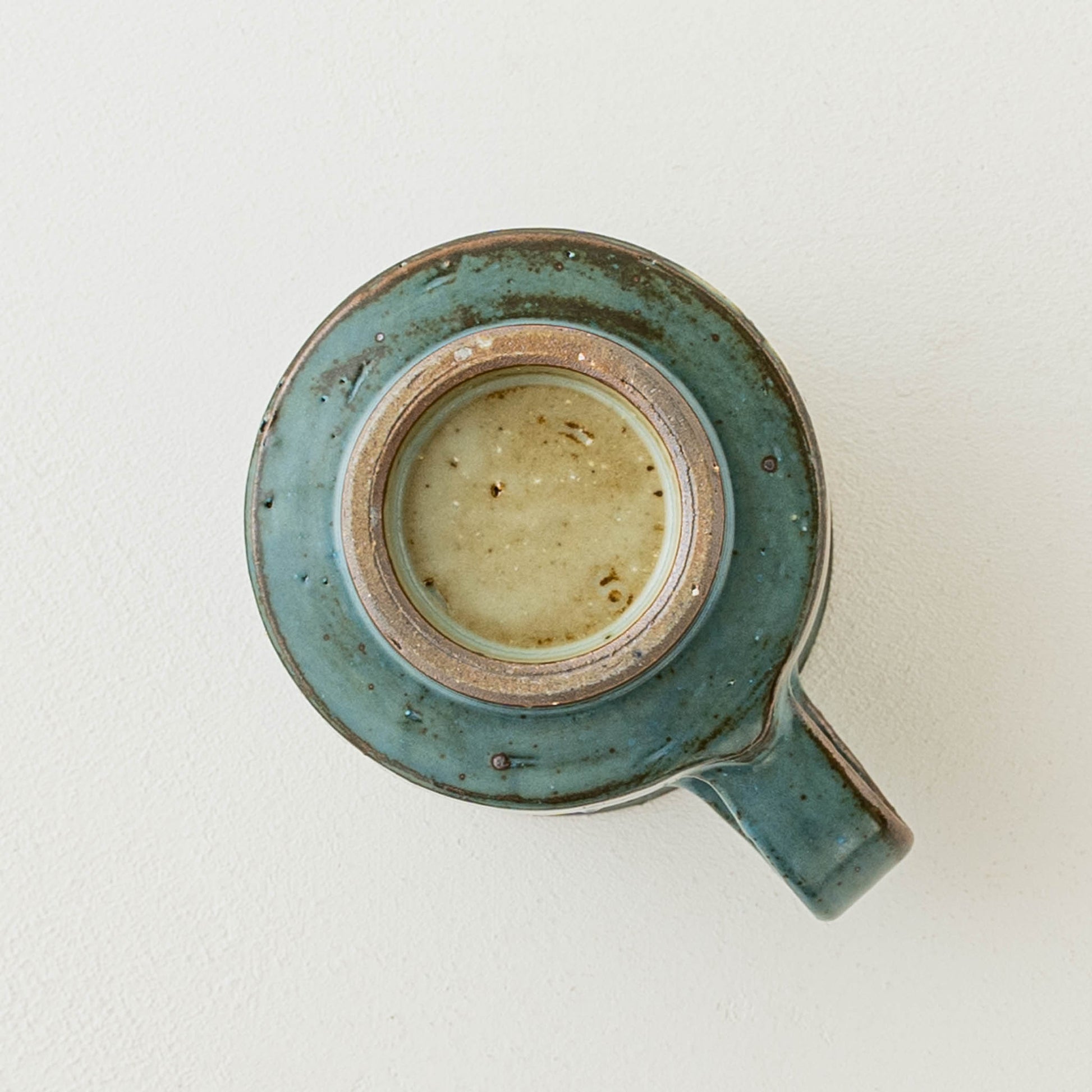 皐月窯さんの角コーヒーカップ中くま
