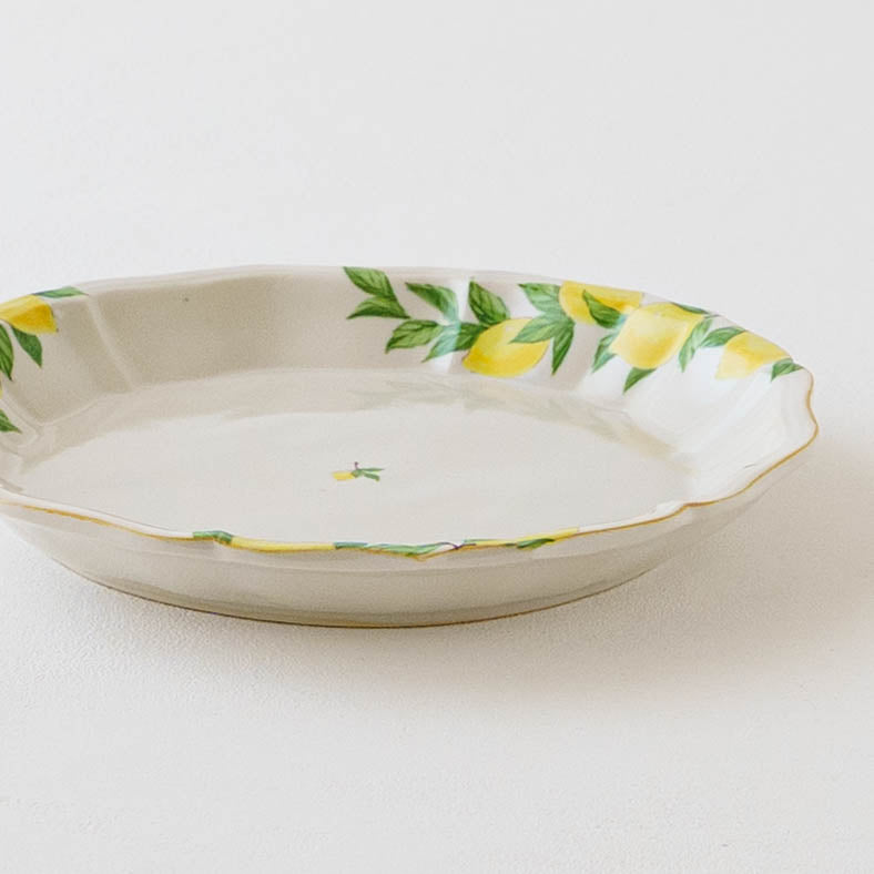 Plate 21cm Lemon B | Shintaro Abe