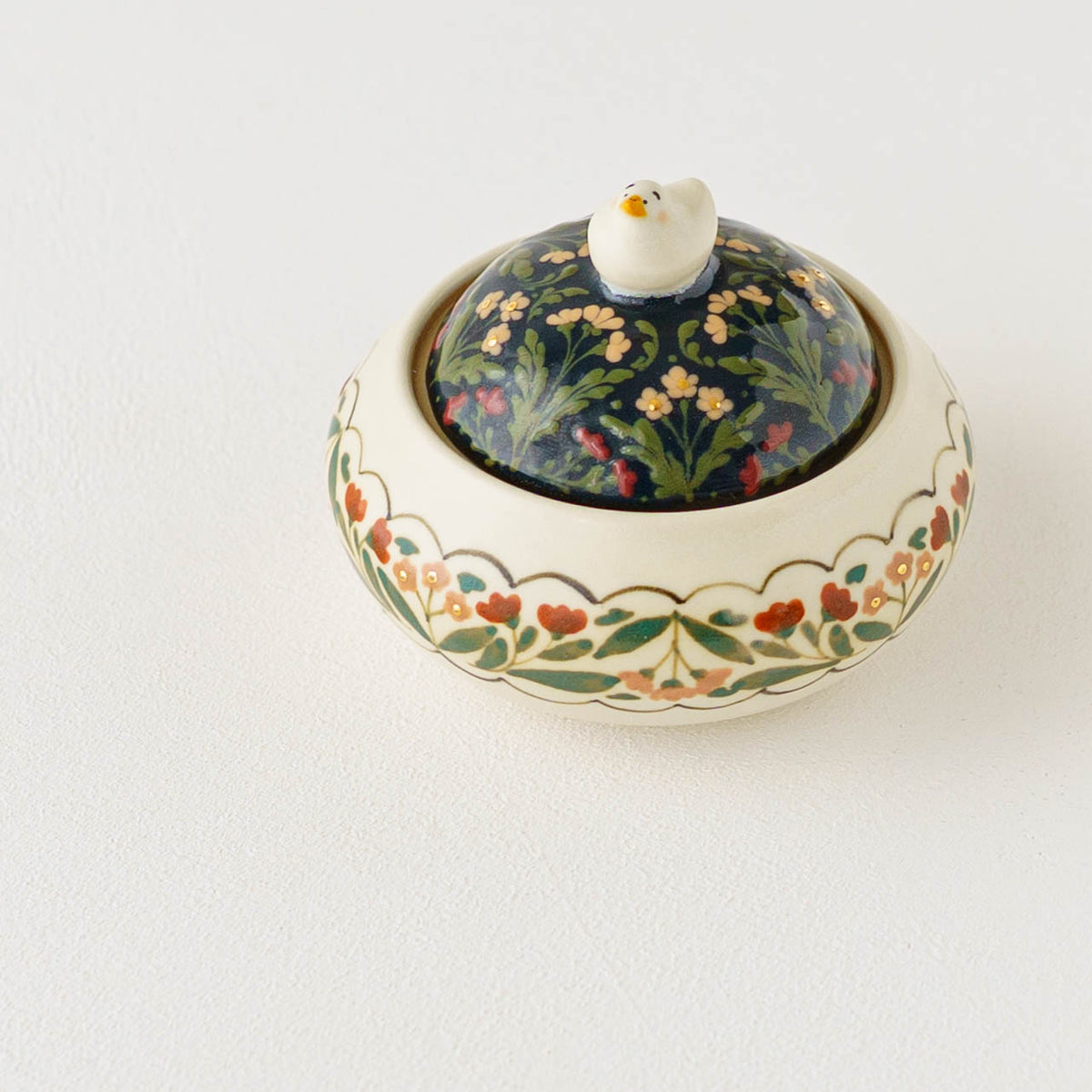 Lidded container duck A | Ayano Arai
