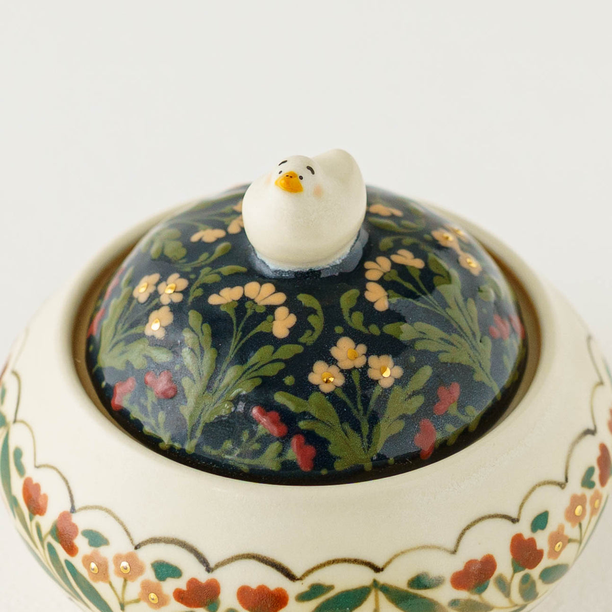 Lidded container duck A | Ayano Arai