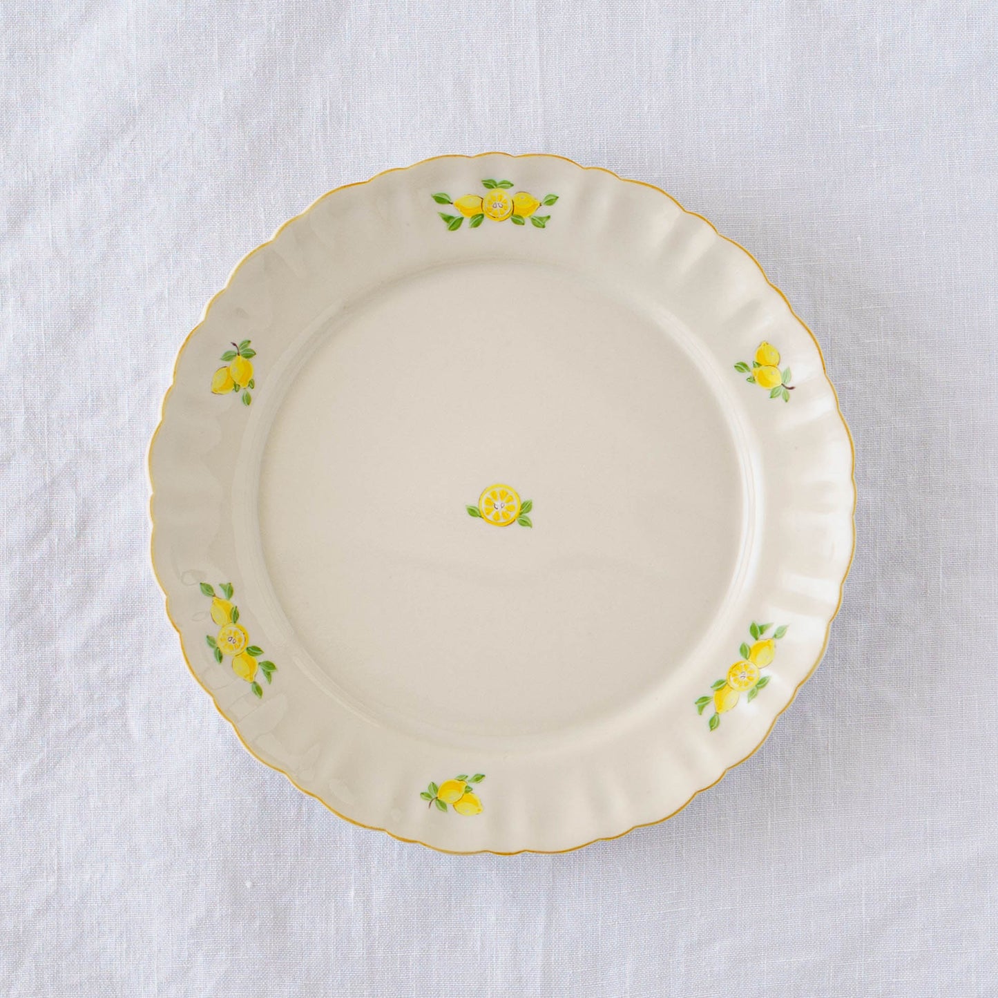 Margaret Rim Plate 18cm Lemon B | Shintaro Abe 