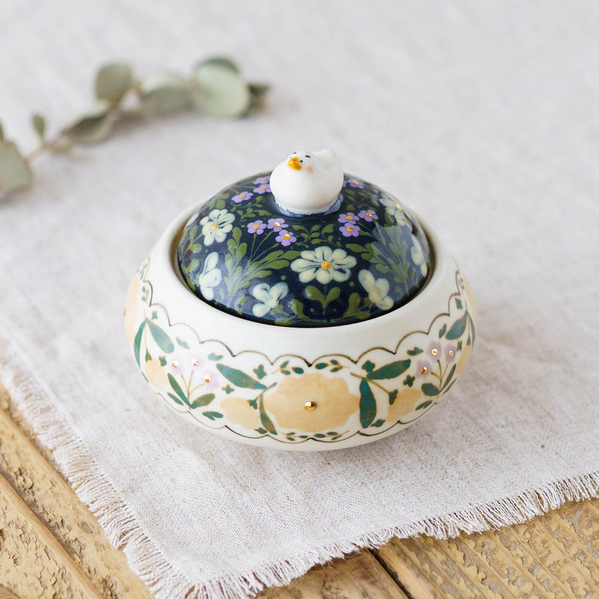 Lidded Container duck B｜Ayano Arai