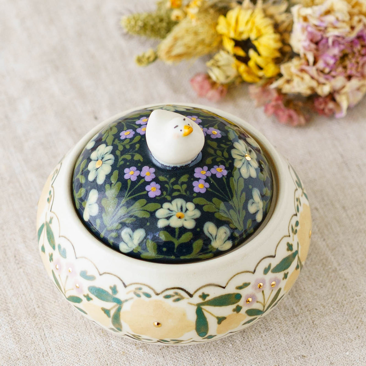 Lidded Container duck B｜Ayano Arai