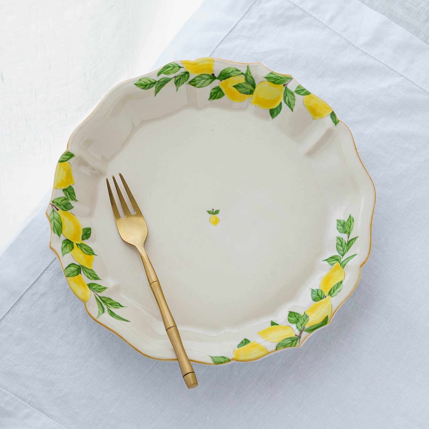 Plate 21cm Lemon A | Shintaro Abe