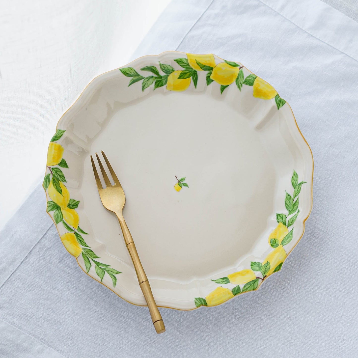 Plate 21cm Lemon B | Shintaro Abe