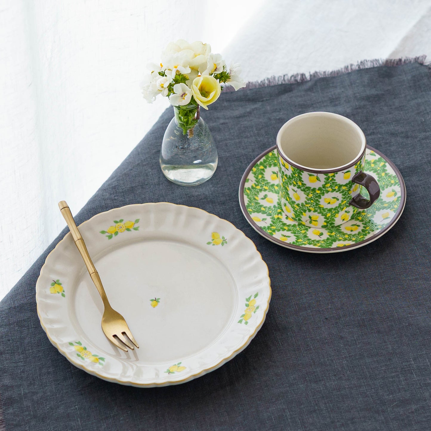 Margaret Rim Plate 18cm Lemon A | Shintaro Abe 