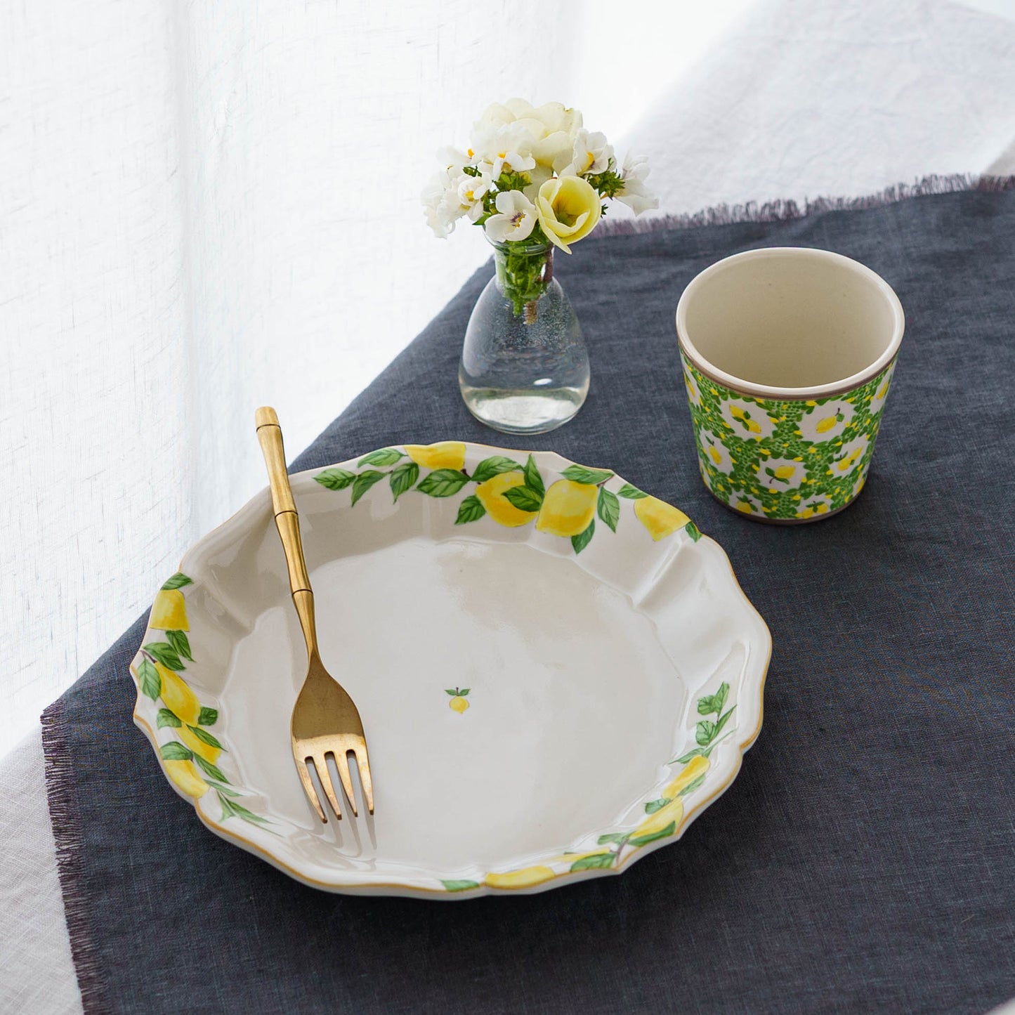 Plate 21cm Lemon A | Shintaro Abe