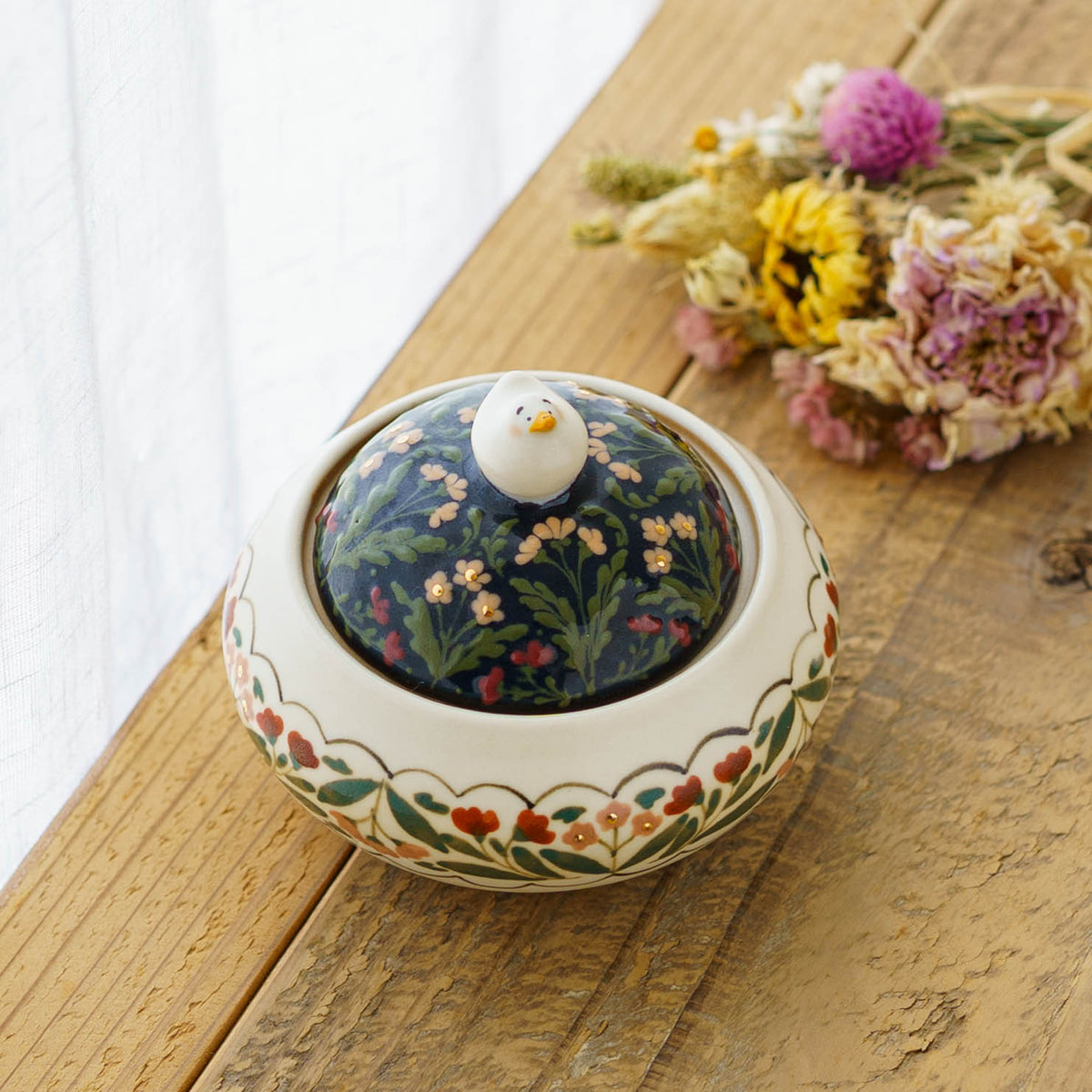 Lidded container duck A | Ayano Arai