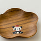 Small plate panda Flower |  Kie - zakka 