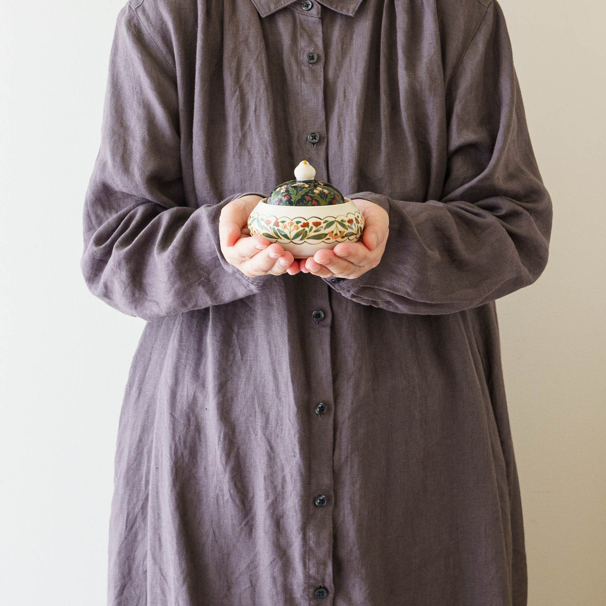 Lidded container duck A | Ayano Arai