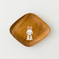 Small plate rabbit Square |  Kie - zakka 