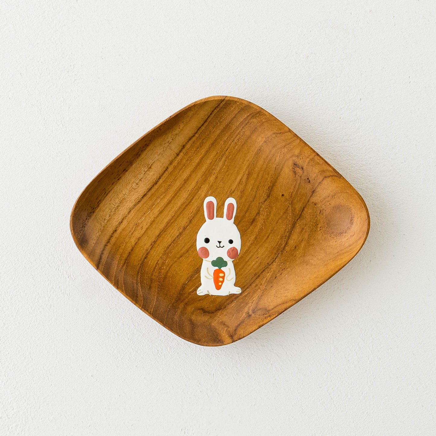 Small plate rabbit Square |  Kie - zakka 