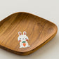 Small plate rabbit Square |  Kie - zakka 