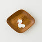 Small plate alpaca Square |  Kie - zakka 