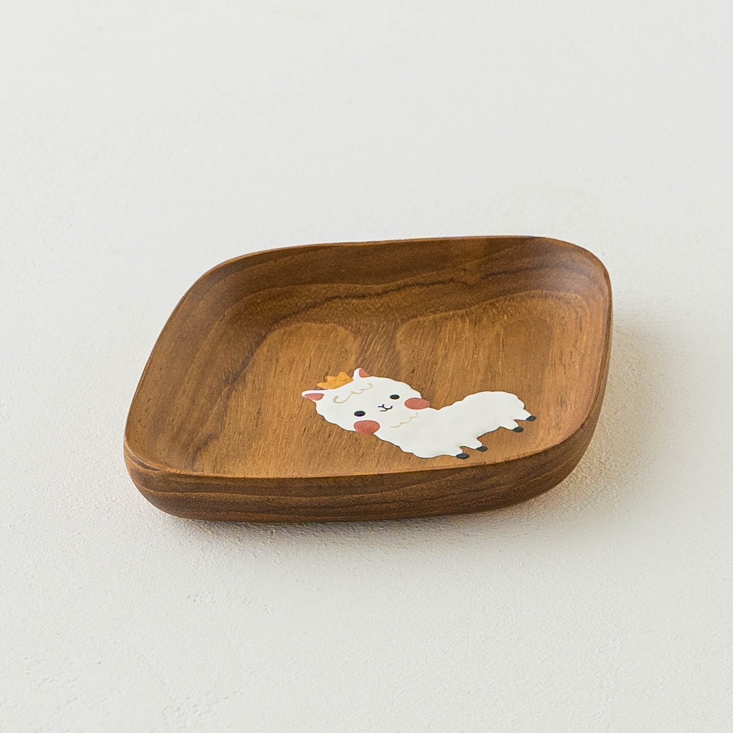 Small plate alpaca Square |  Kie - zakka 
