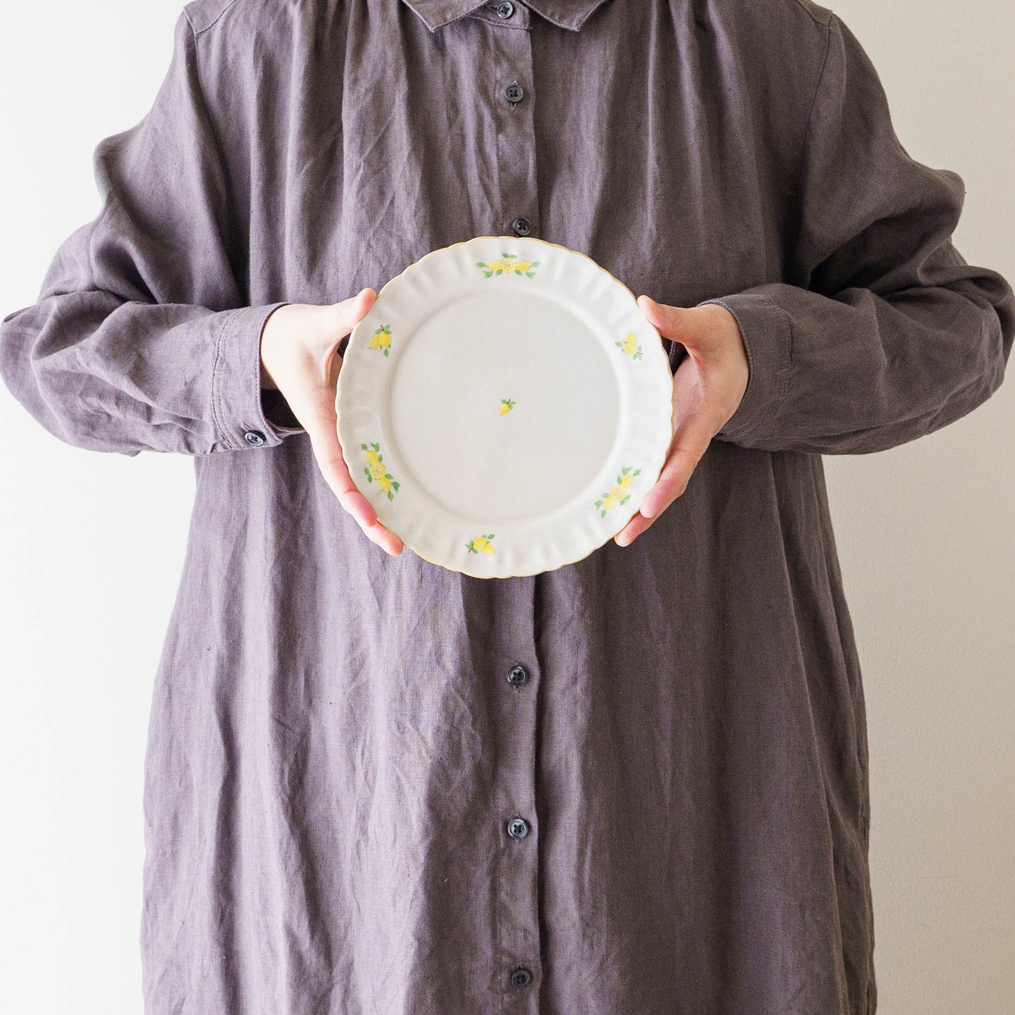 Margaret Rim Plate 18cm Lemon A | Shintaro Abe 