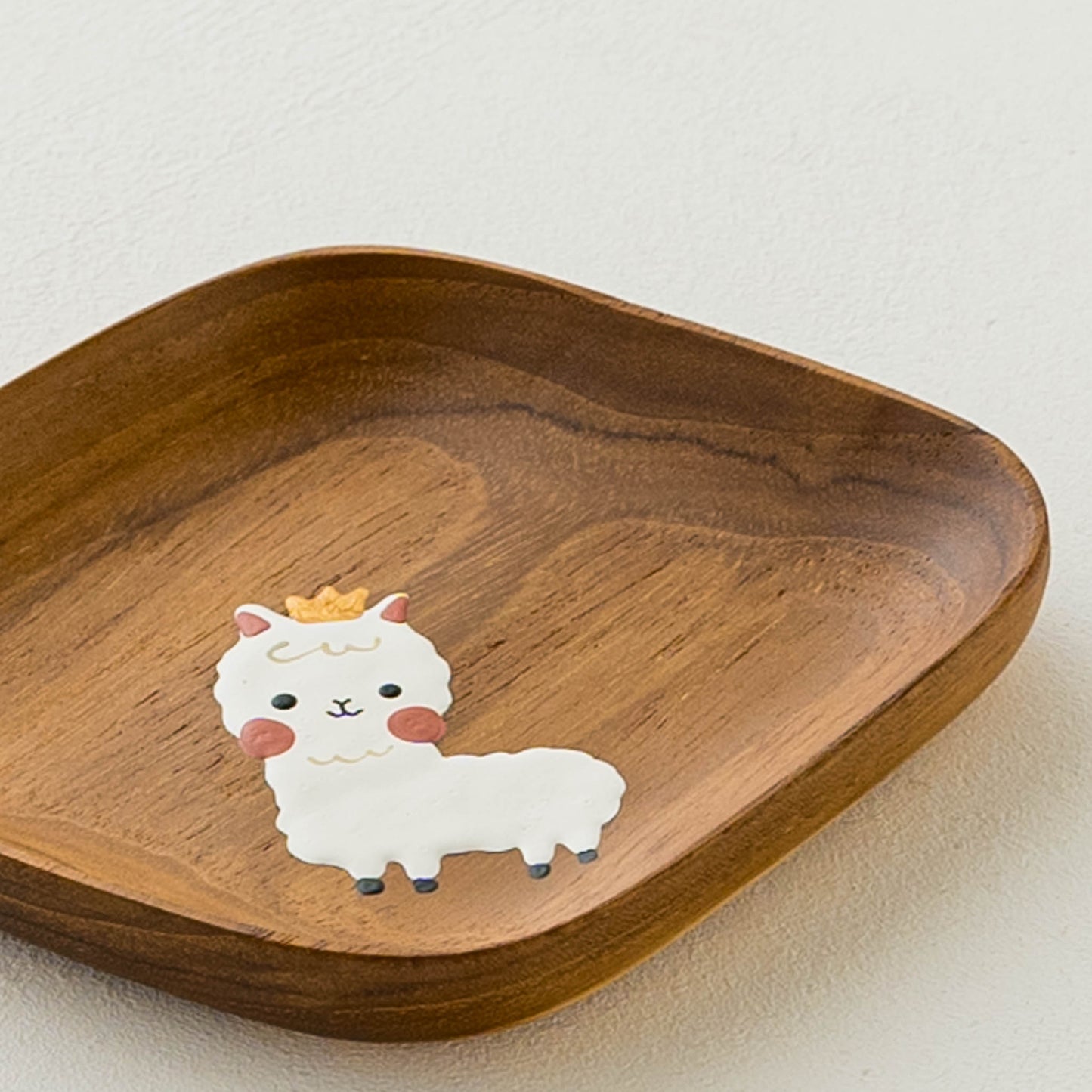 Small plate alpaca Square |  Kie - zakka 