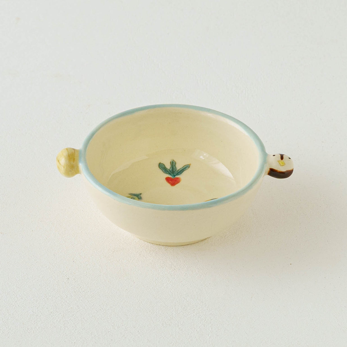 Small Bowl with Handles penguin | Aki Ota