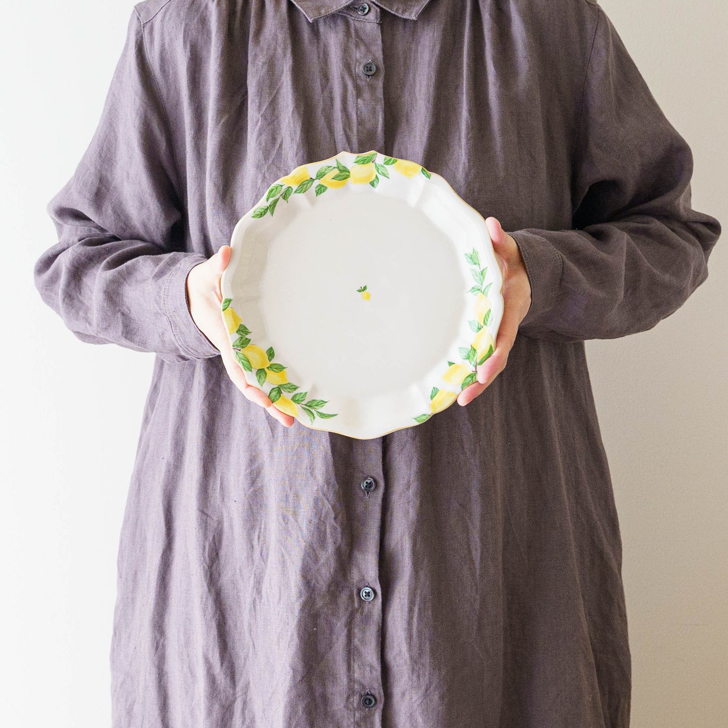 Plate 21cm Lemon A | Shintaro Abe