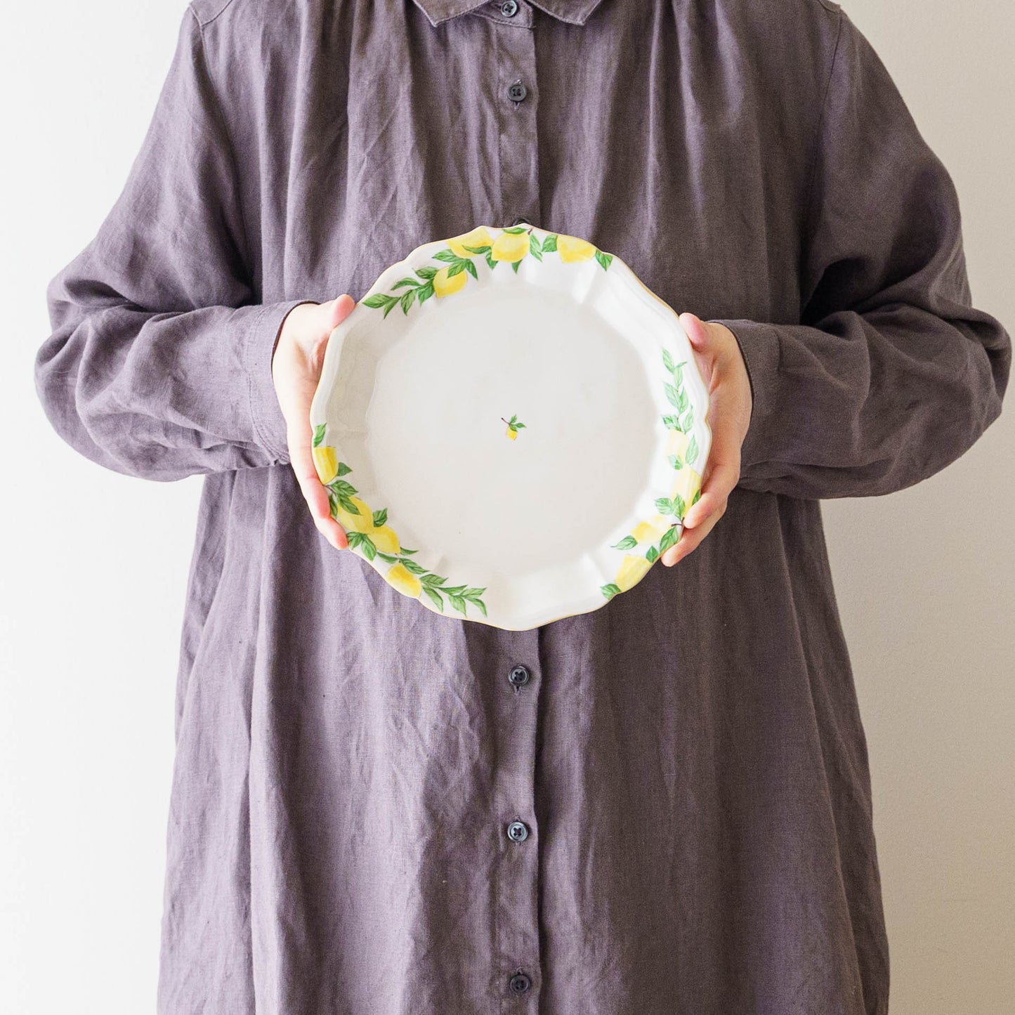 Plate 21cm Lemon B | Shintaro Abe
