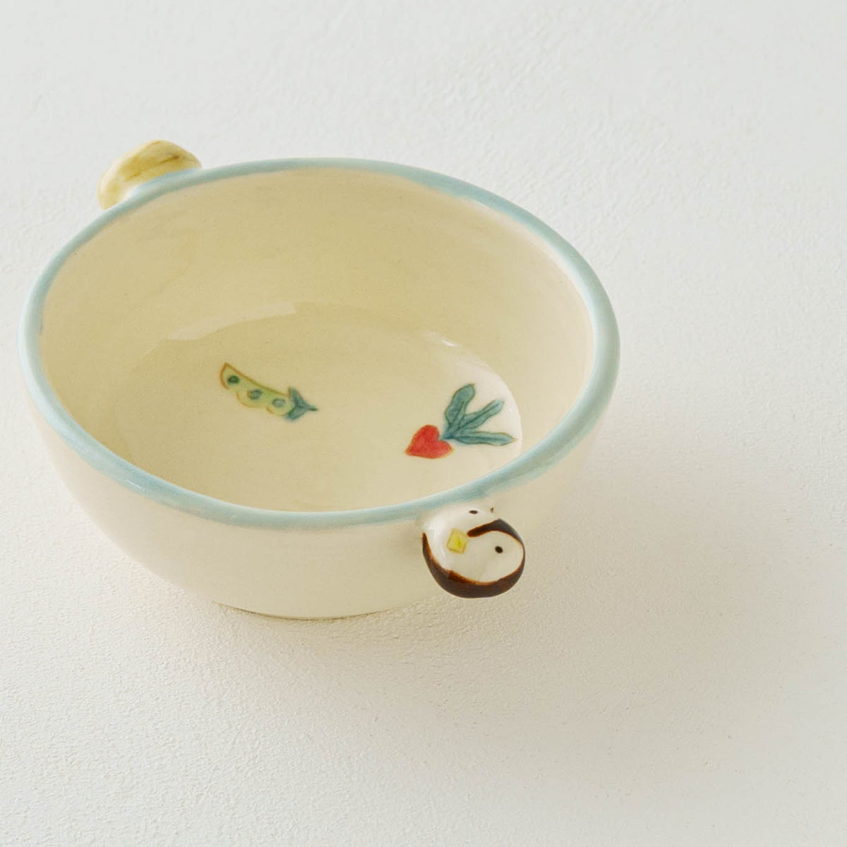Small Bowl with Handles penguin | Aki Ota