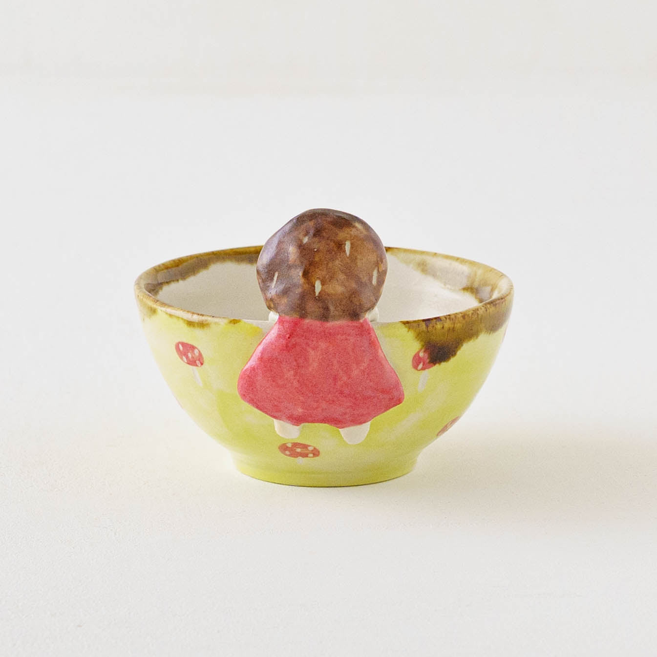 Girl x Mushroom Sake Cup | Kei Kajita
