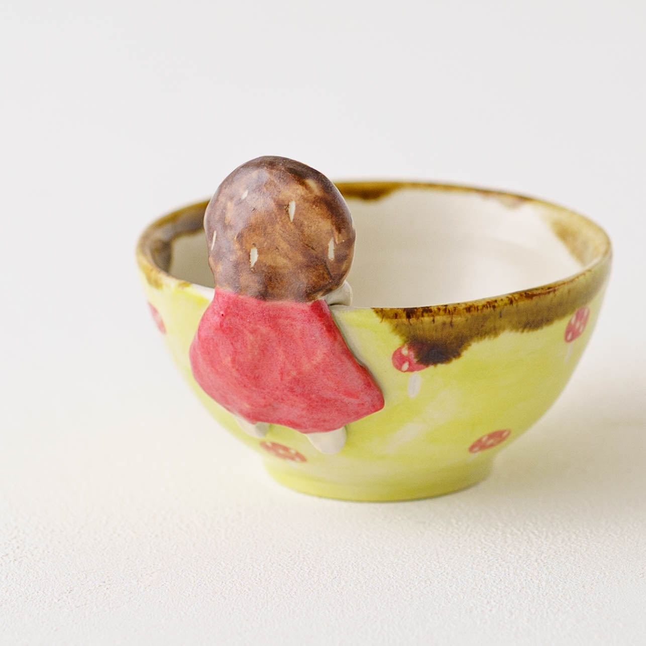 Girl x Mushroom Sake Cup | Kei Kajita