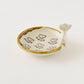 Cat x paw round plate｜Kei Kajita