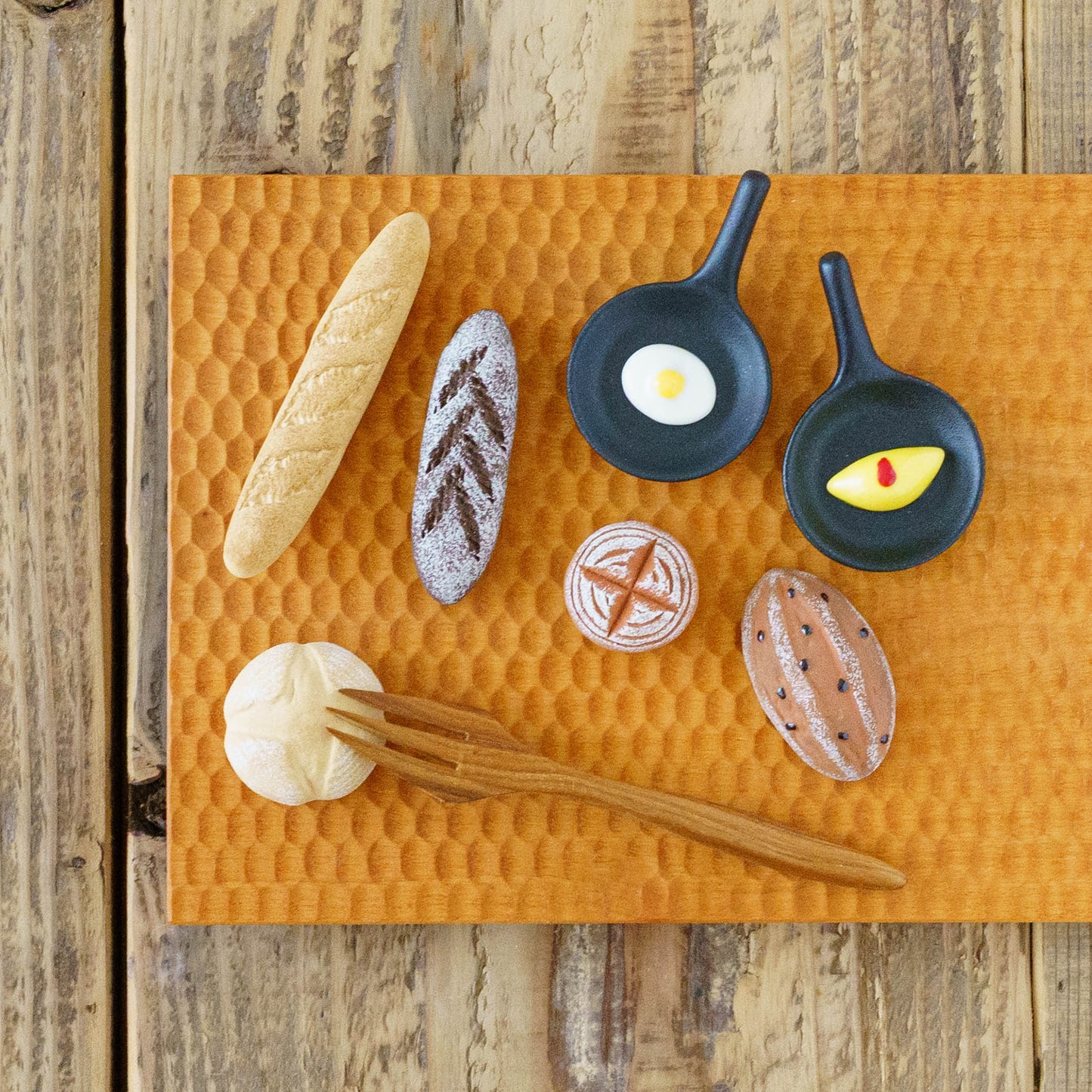 Chopstick rest Breakfast Series | Minoyaki Ihoshirogama Chopstick Rest