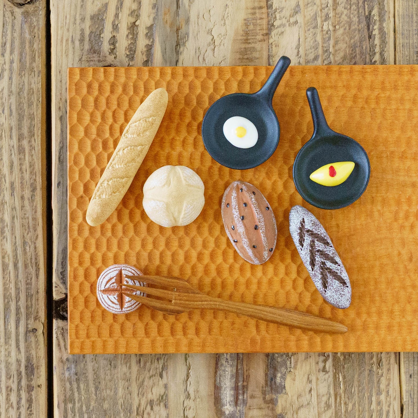 Chopstick rest Breakfast Series | Minoyaki Ihoshirogama Chopstick Rest