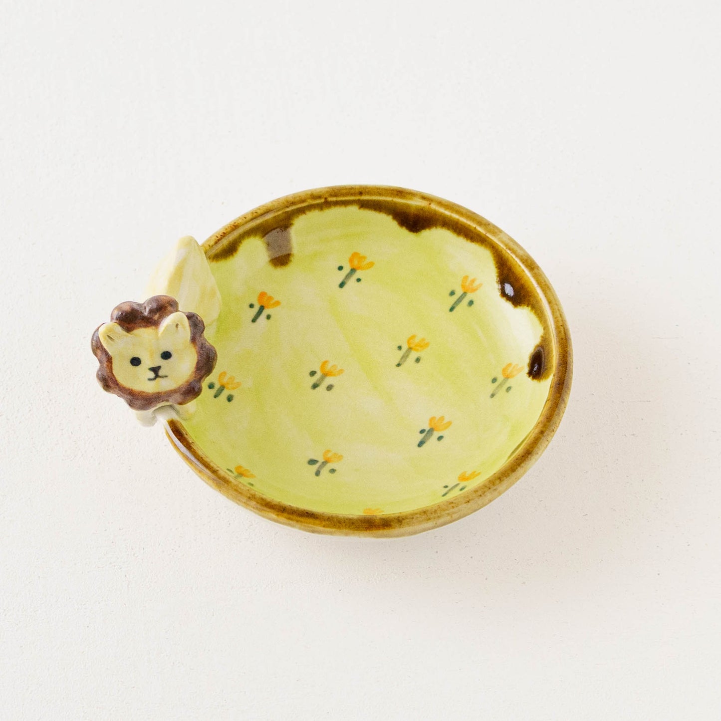 Lion x Flower Small Plate | Kei Kajita