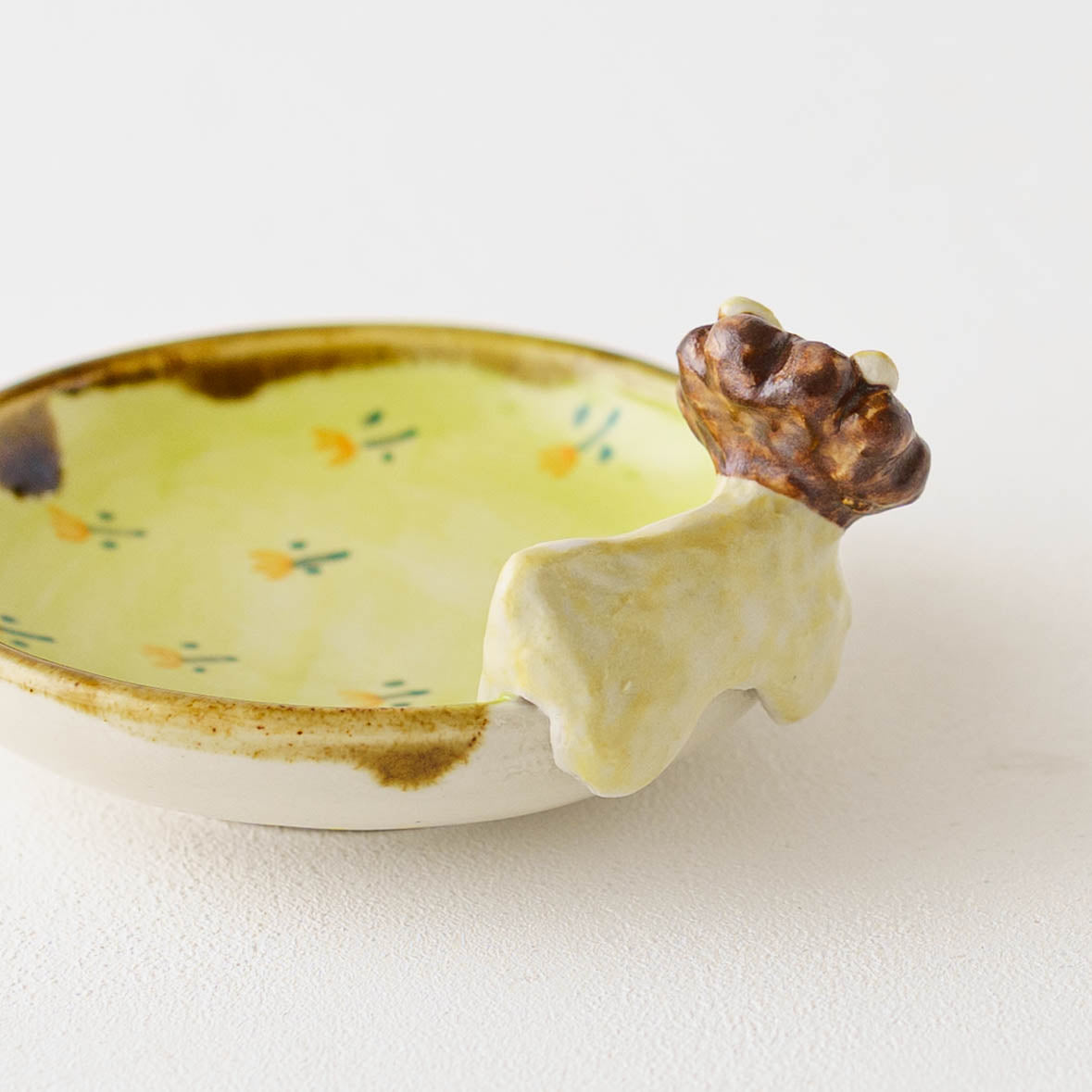 Lion x Flower Small Plate | Kei Kajita
