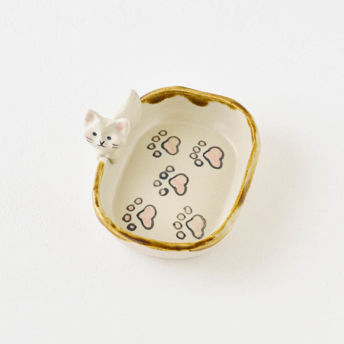 Cat x paw Square Small Plate | Kei Kajita