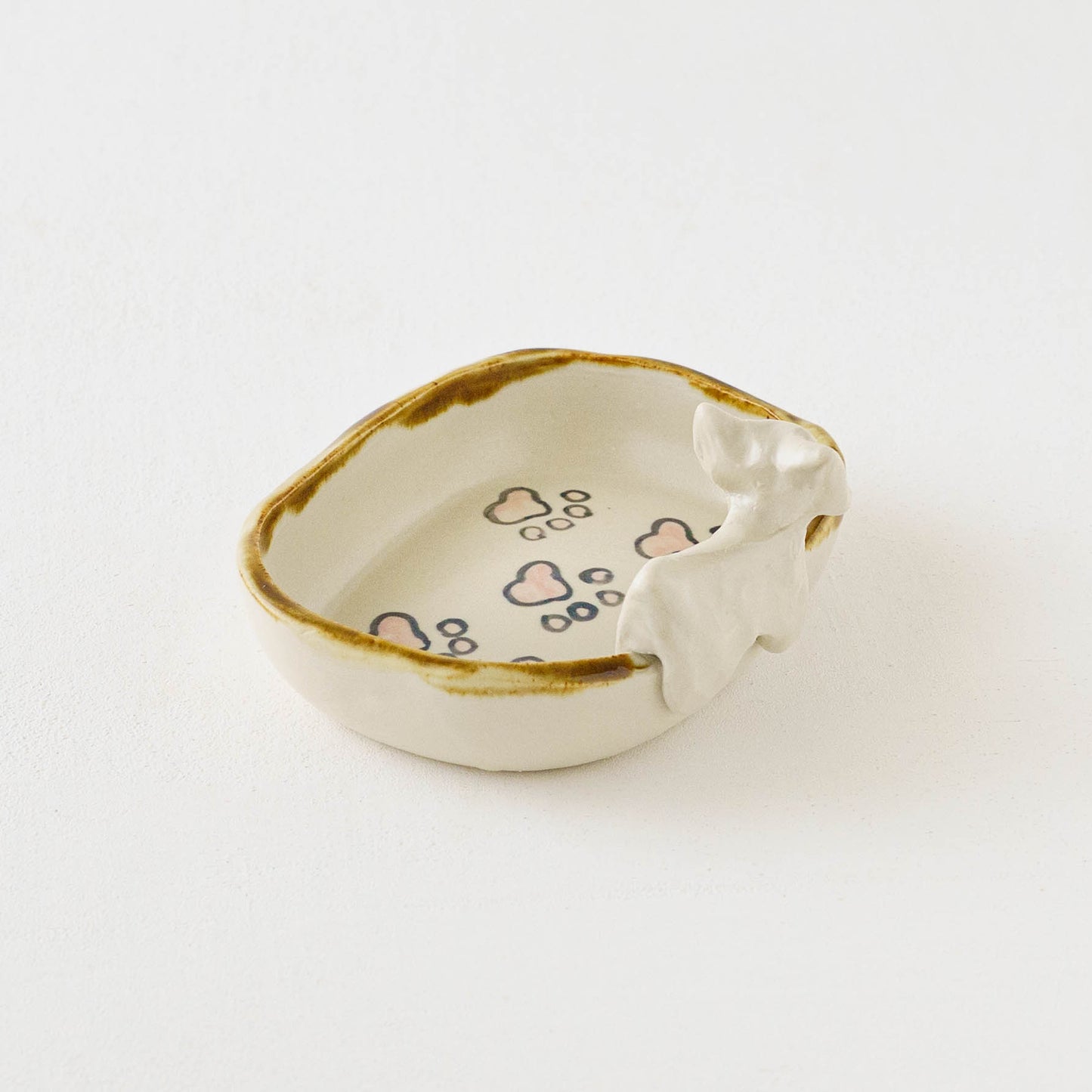 Cat x paw Square Small Plate | Kei Kajita