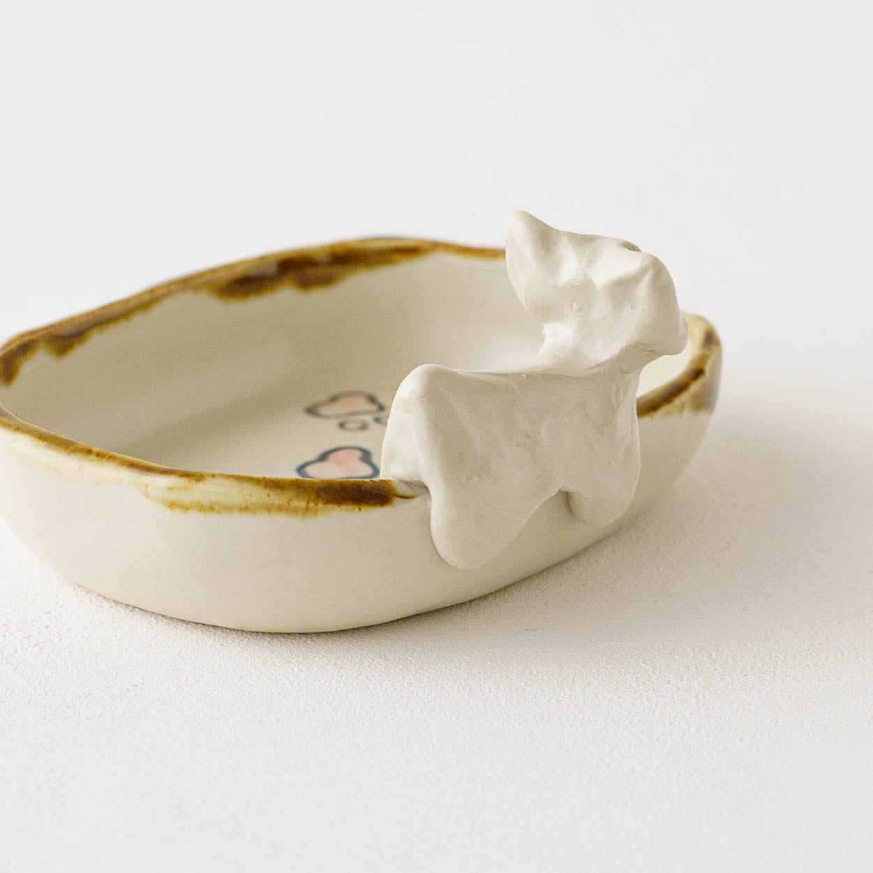 Cat x paw Square Small Plate | Kei Kajita