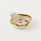 Cat x Strawberry Square Small Plate | Kajita Kei