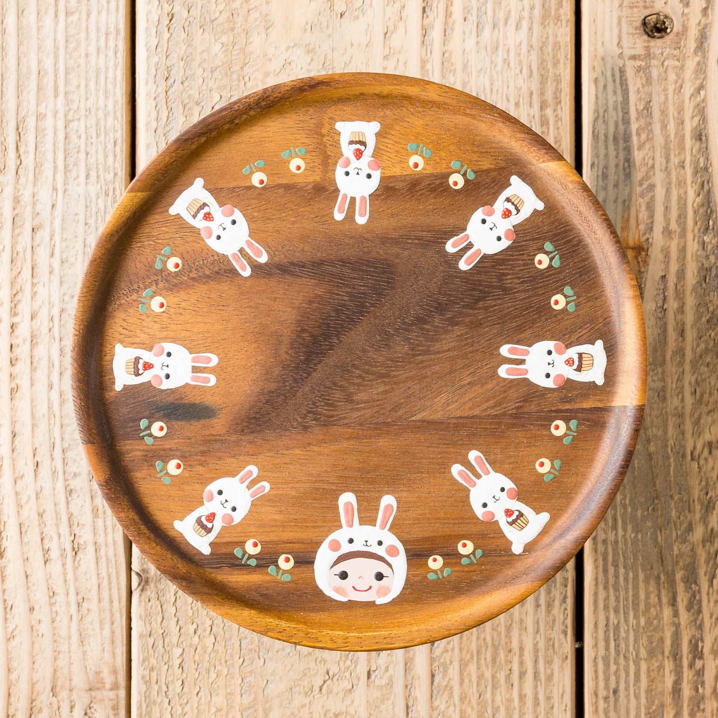 Cake stand plate  Strawberry｜ Kie - zakka 